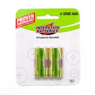 Interstate Batteries, Battery, Tech, AAA, 4 pack, 20970